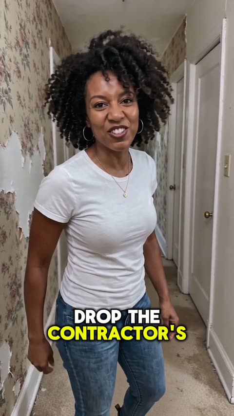 Still from a fixer-upper seller video ad