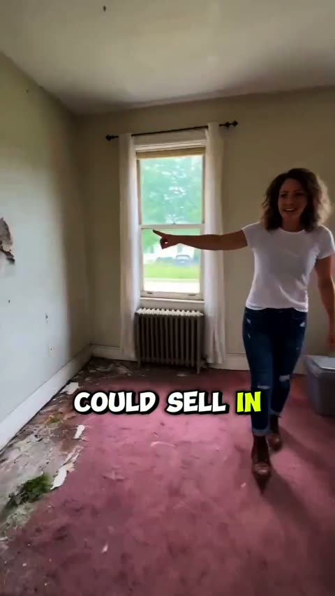 Still from a fixer-upper seller video ad