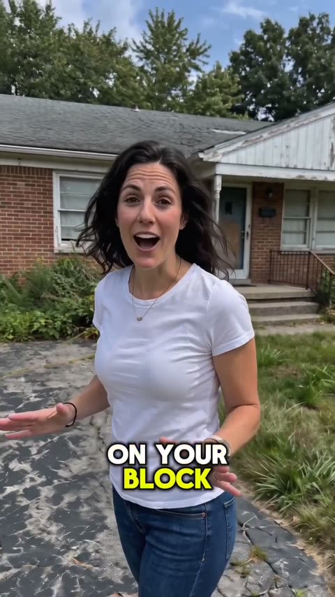 Still from a fixer-upper seller video ad