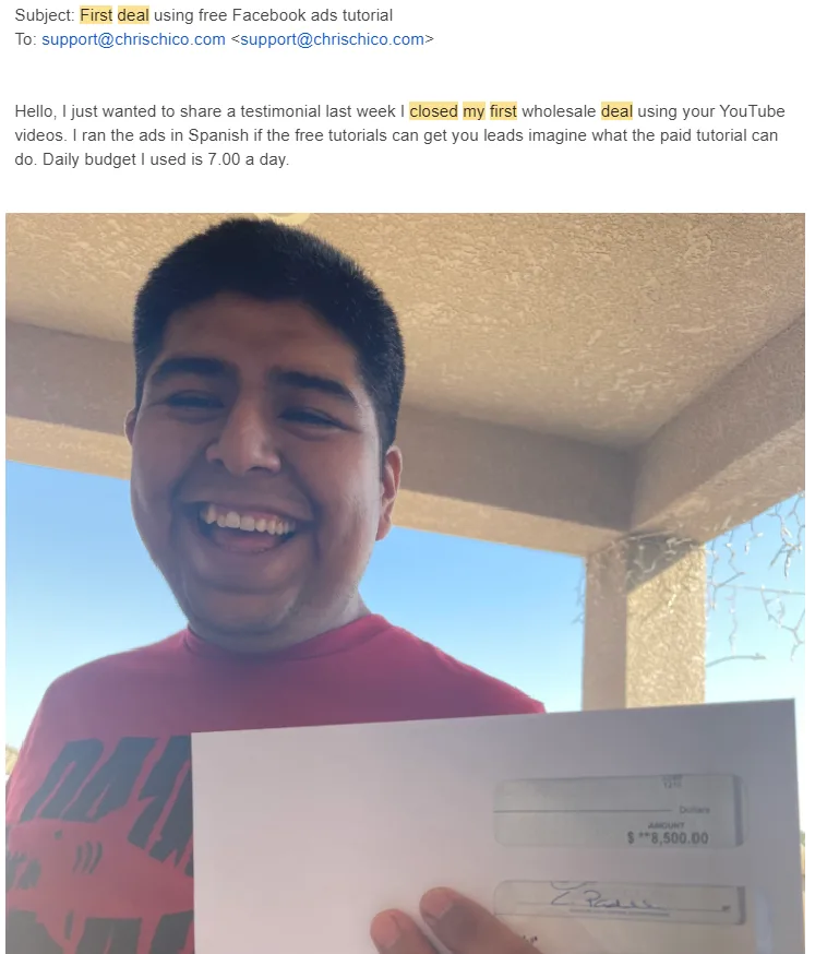 First deal with Facebook ads.